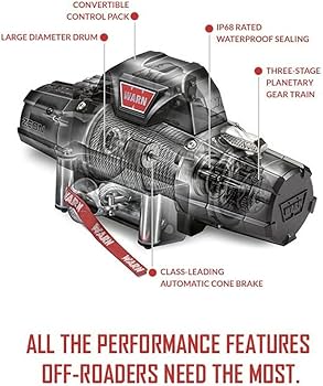 【sonson】 Amazon.com: Warn 89305 ZEON 8-S Winch with Synthetic Rope - 8000